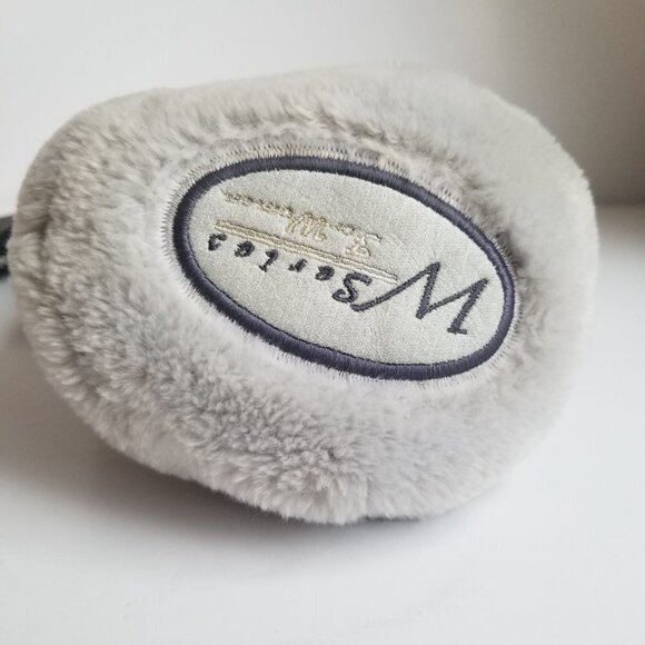 Cleveland Launcher Golf Driver Head Cover Fuzzy Grey Top Dark Grey Bottom - Picture 3 of 4